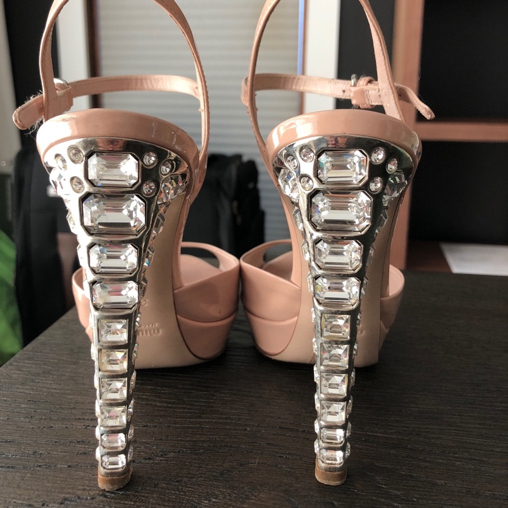 Crystal Miu Miu Pumps